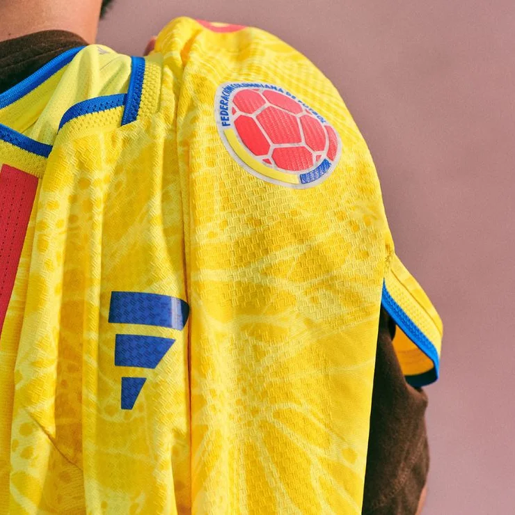 Camiseta oficial Selección Colombia vista posterior