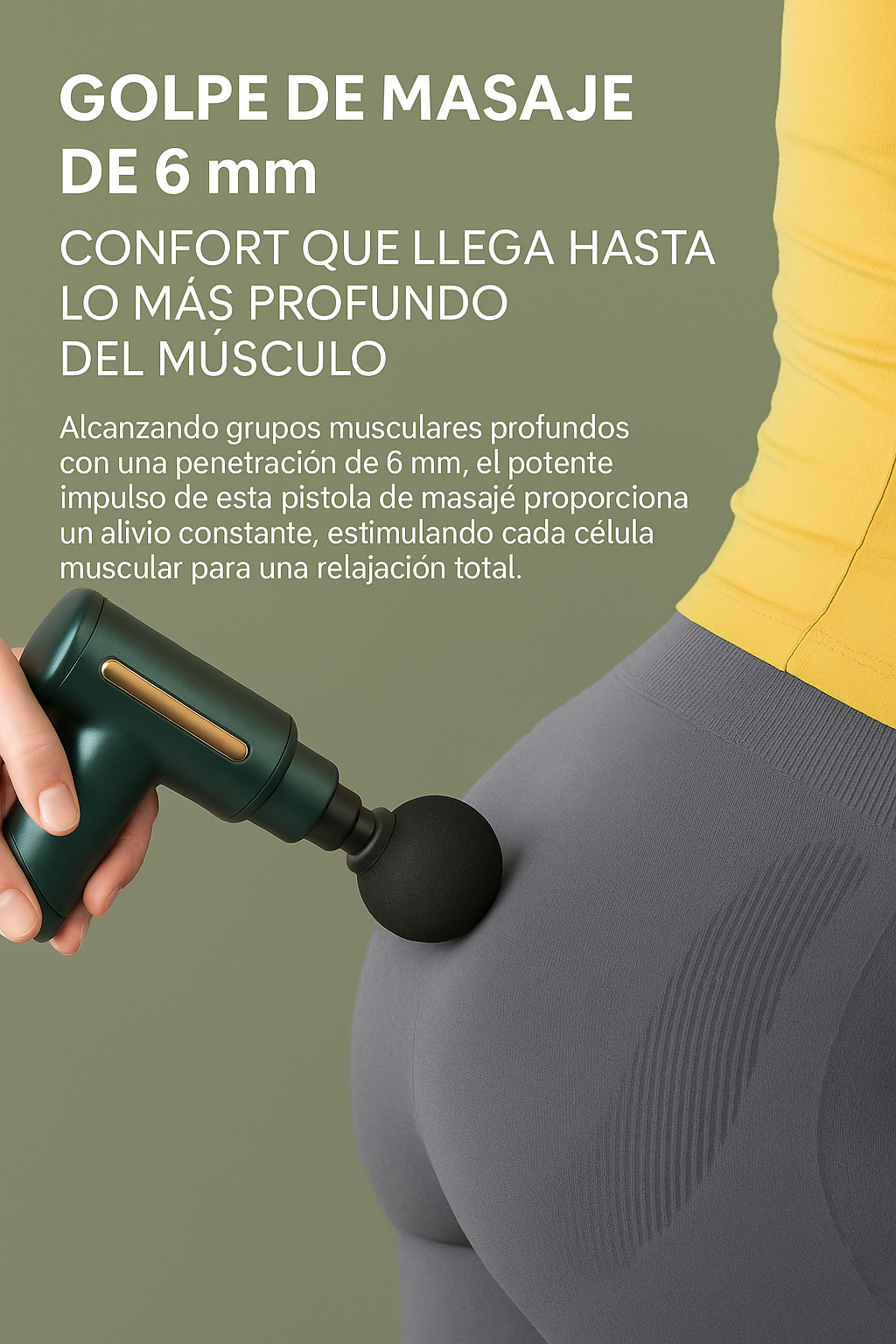 Accesorios de la pistola masajeadora