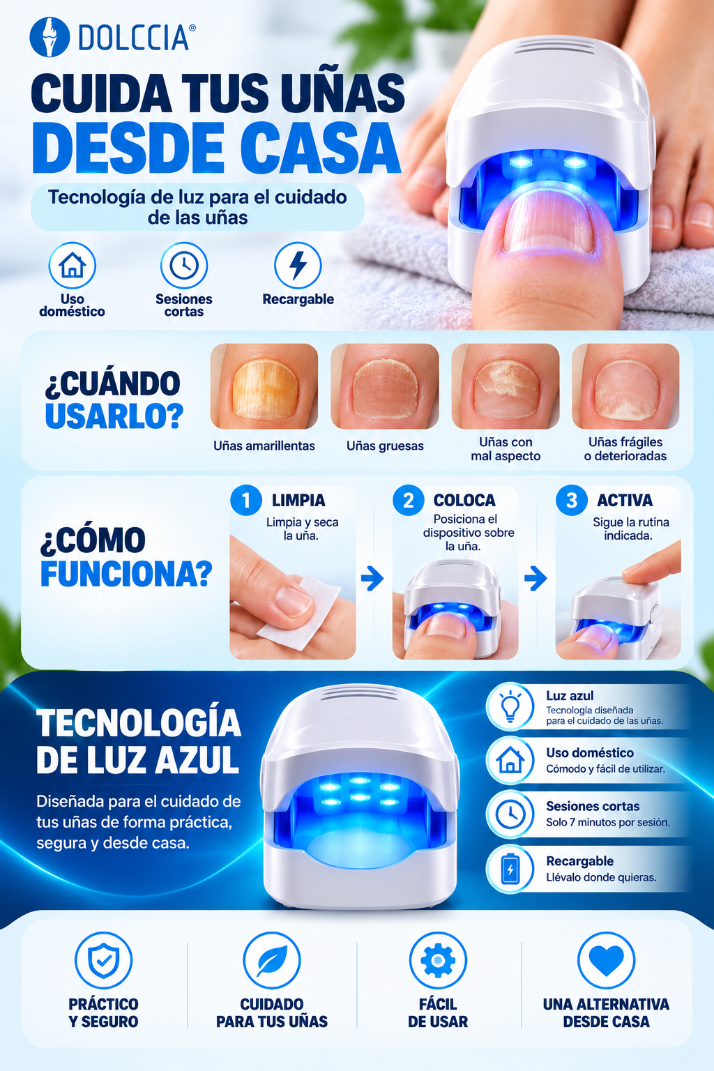 Recupera tus uñas con láser ⚡